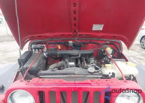 2004 Jeep Wrangler X from USA, damaged, VIN 1J4FA39S44P754913